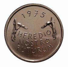 1975 moneta commemorativa usato  Italia