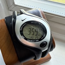 Nike Alpha Project Triax relógio esportivo digital prata preto cronógrafo de borracha comprar usado  Enviando para Brazil