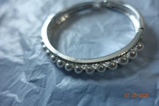 Pearl bead bangle for sale  WARWICK