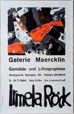 Poster plakat irmela gebraucht kaufen  München