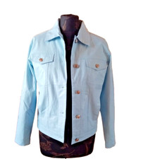 Air lederjacke jeansjacke gebraucht kaufen  Ramstein-Miesenbach