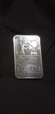Gram bar silver for sale  GLASGOW