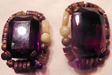 Boucles oreilles clips d'occasion  Saint-Aubin-du-Cormier