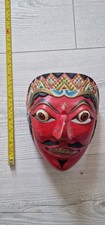 Handgeschnitzte holzmaske asie gebraucht kaufen  Dinslaken