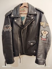 Blouson cuir noir d'occasion  Montigny-le-Bretonneux