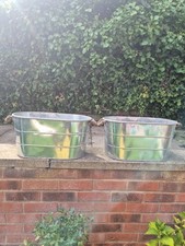 Pair trough oval for sale  BATLEY