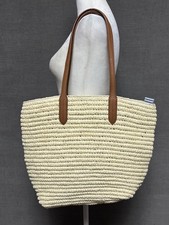 Talbots straw tote for sale  Franklin