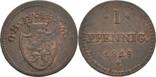 Hessen darmstadt pfennig gebraucht kaufen  München