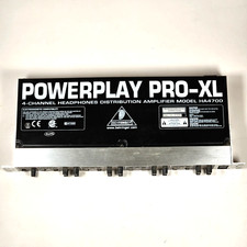 Amplificador de fones de ouvido Behringer Powerplay Pro-XL 4 canais modelo HA4700 funcionando, usado comprar usado  Enviando para Brazil
