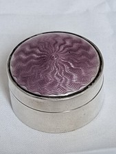 Deckeldose sterlingsilber emai gebraucht kaufen  Düsseldorf