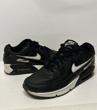 Tênis Nike Air Max 90 LTR Feminino Couro Tamanho 7.5 EUA (6Y) Preto Branco CD6864-010 comprar usado  Enviando para Brazil