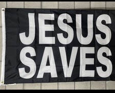 Jesus saves flag for sale  Los Angeles