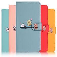 Capa carteira flip couro padrão animal para iPhone 14 13 16 15 telefone comprar usado  Enviando para Brazil
