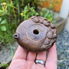 Conta-gotas chineses antigos esculpidos em madeira bambu estudiosos objeto Qing BEM comprar usado  Enviando para Brazil