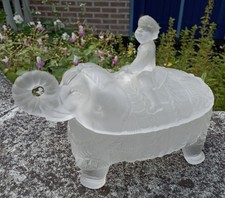 Bonbonniere cornac elephant d'occasion  Saint-Amand-les-Eaux