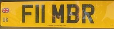 F11 mbr personalised for sale  LEATHERHEAD