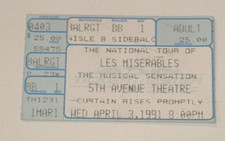 Les miserables national for sale  Minneapolis