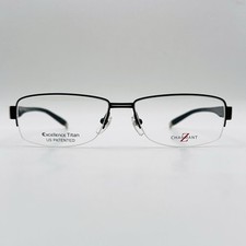 Charmant Z Brille Herren eckig grau schwarz Titanium Halbrand Mod. ZT11775 NEU comprar usado  Enviando para Brazil