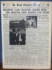 Vintage newspaper headline for sale  Hamilton