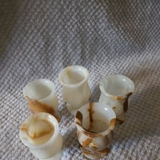 Onyx goblets set for sale  NORWICH