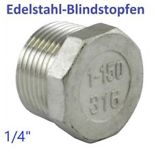 Edelstahl v4a blindstopfen gebraucht kaufen  Reutlingen