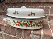 Vintage enamelware strawberry for sale  Hiram