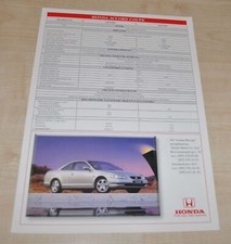 Honda Accord & Coupe Specyfikacja Broszura Broszura RU na sprzedaż  PL