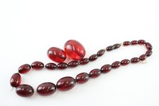 Cherry bakelite beaded for sale  LEEDS