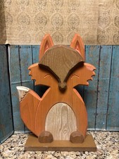 Cute wood fox for sale  San Antonio