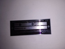 Typenschild plate schild gebraucht kaufen  Deutschland