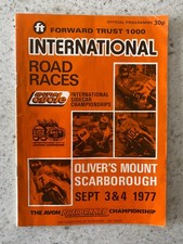 International Road Races Oliver's Mount Scarborough 1977 Programa Oficial, usado comprar usado  Enviando para Brazil