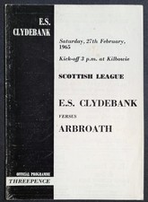 Clydebank arbroath league for sale  HITCHIN