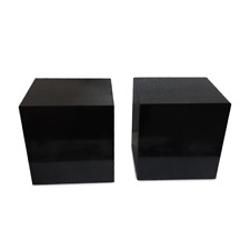 Pareja De Cubos De Mármol Negro Escultura De Mesa H. 10 Cm comprar usado  Enviando para Brazil