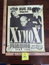 Pôster XYMOX AT THE MARQUEE NEW YORK 547 WEST 21ST STREET (#2) 17,5x23" comprar usado  Enviando para Brazil