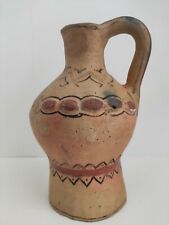 Jarra, Almacenamiento de Barro Cocido Decoración .vase Pintados Con Main.ethnic comprar usado  Enviando para Brazil
