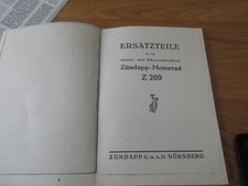 Ersatzteile liste zündapp gebraucht kaufen  Annaberg-Buchholz, Mildenau