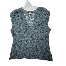 Usado, Blusa de malha peruana Connection crochê feminina tamanho grande algodão pima boho hippie comprar usado  Enviando para Brazil