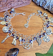 Witches charm bracelet for sale  SWINDON