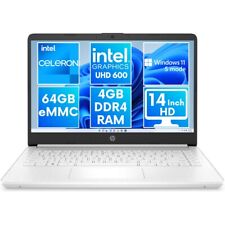 Portátil HP 14-dq0052dx Intel Celeron N4120, 4 GB DDR4 RAM, 64 GB eMMC Win11Home S segunda mano  Embacar hacia Argentina