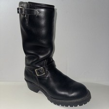 Botas vintage WESCO WEST COAST tamanho 11 motociclista engenheiro chefe fivela VIBRAM comprar usado  Enviando para Brazil