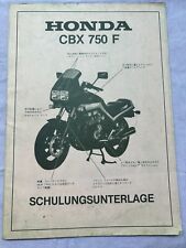 Schulungsunterlage honda cbx gebraucht kaufen  Bremen