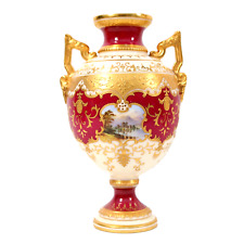 Coalport vase maroon for sale  Shipping to Ireland