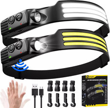 Head torch rechargeable for sale  IPSWICH