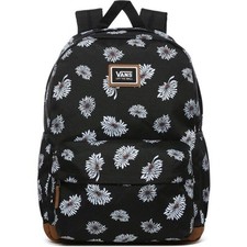 Mochila floral Vans preta e branca flor margarida, usado comprar usado  Enviando para Brazil