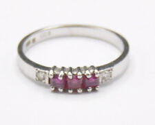 Weißgold rubin diamant gebraucht kaufen  Sande