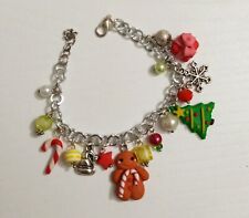 Bracciale natalizio fimo usato  Luzzi