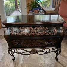 Ebonized chinoiserie bombe for sale  Georgetown