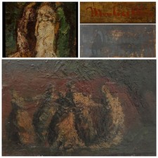 Tableau ancien huile d'occasion  Paris V