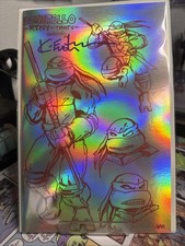 TMNT Kevin Eastman SDCC 2025 Exclusivo LTD 10 Livro de Arte Donatello Folha Assinado comprar usado  Enviando para Brazil