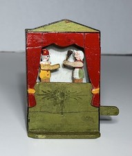 ERZGEBIRGE PUNCH & JUDY BRINQUEDO MECÂNICO DE MADEIRA ALEMÃO Antigo comprar usado  Enviando para Brazil